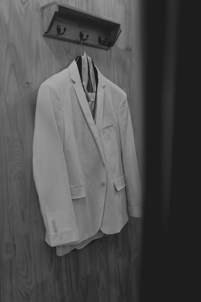 Blazer Casual de Tweed Cinza